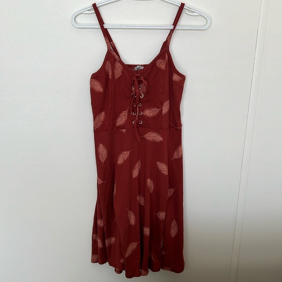 Summer Dress Tank Corset Front Floral XS - Picture 1 of 4